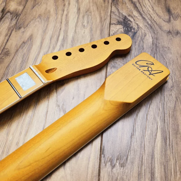 Guitar Anatomy Telecaster Neck with pearl block inlays