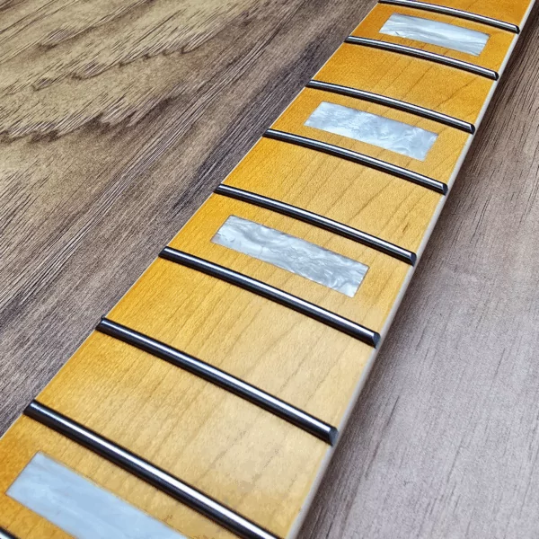 Guitar Anatomy Telecaster Neck with pearl block inlays