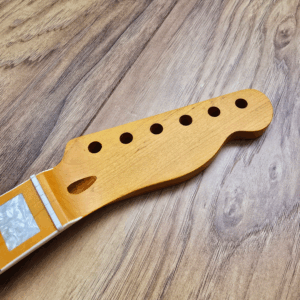 Guitar Anatomy Telecaster Neck with pearl block inlays