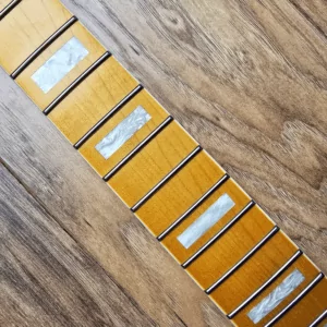Guitar Anatomy Telecaster Neck with pearl block inlays