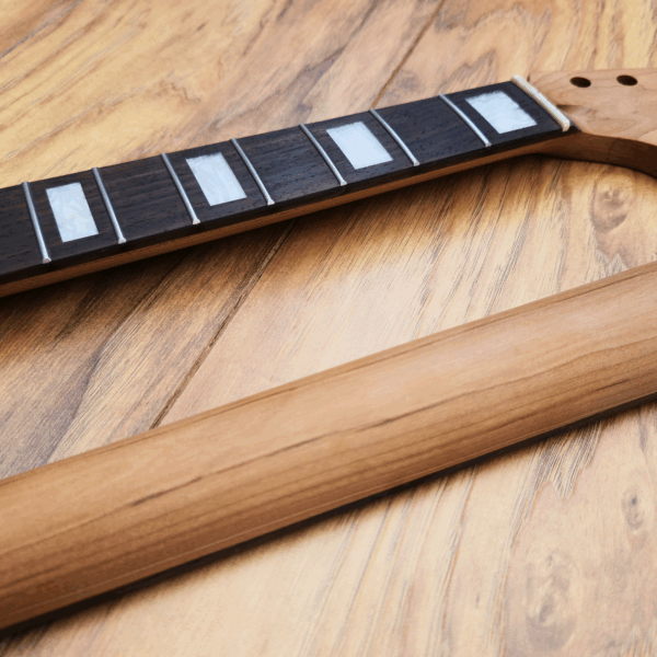 Guitar Anatomy Half Paddle Strat Neck with Pearl Inlays