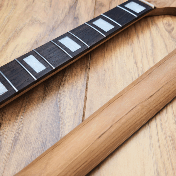 Guitar Anatomy Half Paddle Strat Neck with Pearl Inlays