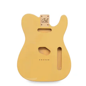 Telecaster Compatible Guitar Body - Translucent Butterscotch Blonde - 2 Piece American Alder