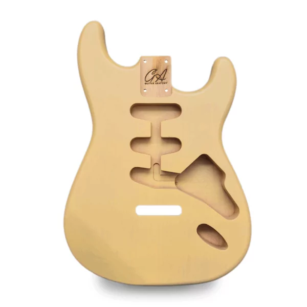 Guitar Anatomy Stratocaster Body - Translucent Butterscotch Blonde - Nitro Satin