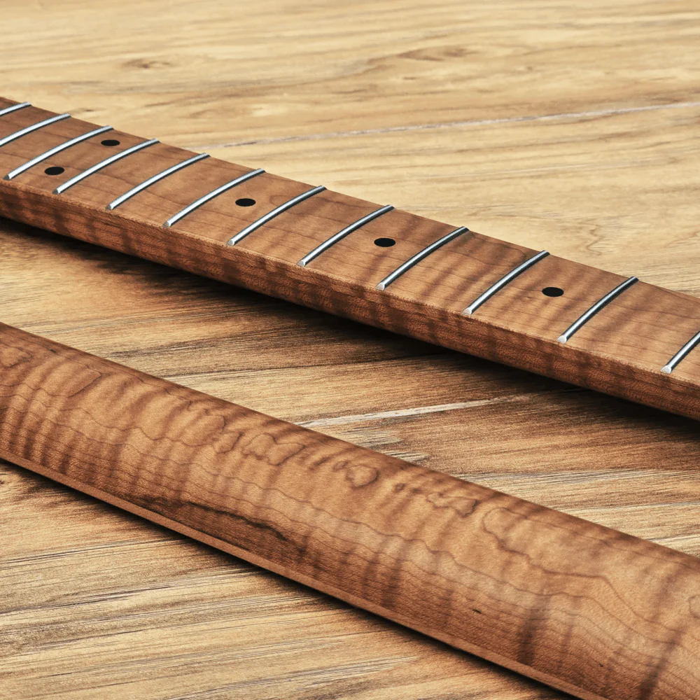 Stratocaster Roasted Flame Maple Guitar Neck by Guitar Anatomy