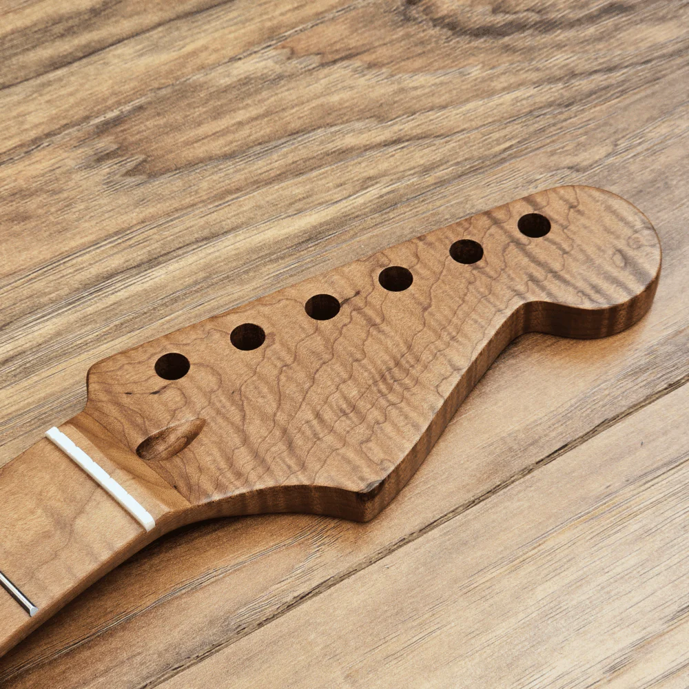 Stratocaster Roasted Flame Maple Guitar Neck by Guitar Anatomy