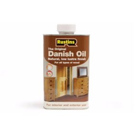 Rustins Danish Oil – Natural Low-Lustre Finish 250ml