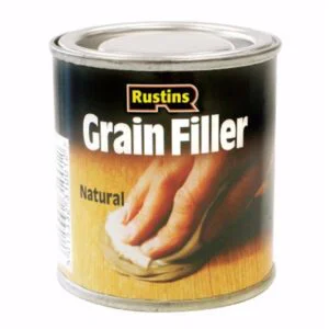 Rustins Grain Filler – Wood Pore Filler for Smooth Guitar & Furniture Finishes