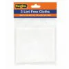 Rustins Lint Free Cloths – For Oils, Waxes, Polishes & Guitar Care (3 Pack)