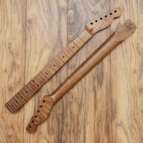 Telecaster Roasted Flame Maple Guitar Neck by Guitar Anatomy
