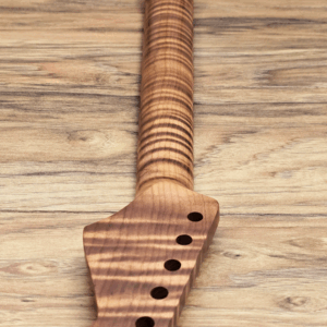 Left Handed Stratocaster Roasted Flame Maple and Rosewood Guitar Neck by Guitar Anatomy