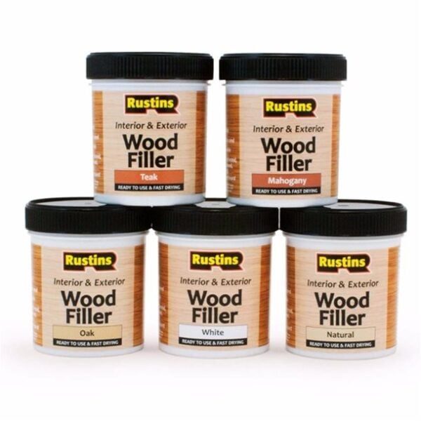 Rustins Acrylic Wood Filler – Fast Drying Flexible Filler for Guitar Repairs & Woodwork