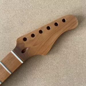 Alternative view of *Clearance* Stratocaster Compatible Roasted Maple Pro Guitar Neck 22 Fret