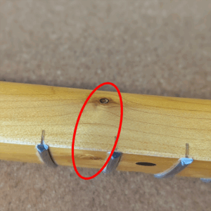 Alternative view of *Clearance* Telecaster Compatible Maple Neck Vintage Nitro Satin 21 Fret