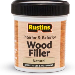 Rustins Acrylic Wood Filler – Fast Drying Flexible Filler for Guitar Repairs & Woodwork