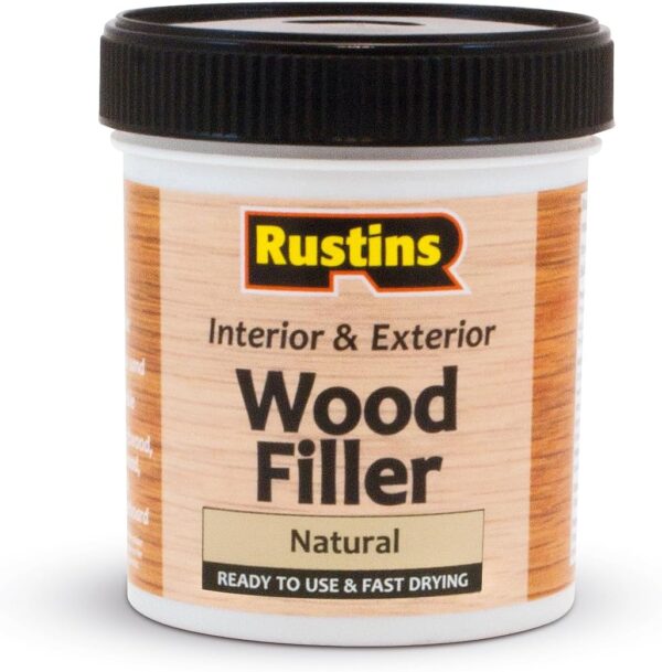 Rustins Acrylic Wood Filler – Fast Drying Flexible Filler for Guitar Repairs & Woodwork