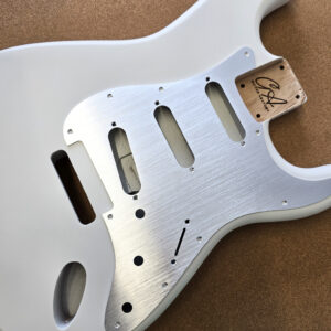 White Guitar Anatomy Body - Build Your Dream Guitar