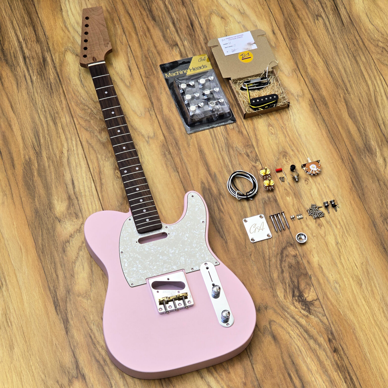 Tele Kit Guitar Anatomy® Elite Tele Kit – The Artisan | Shell Pink