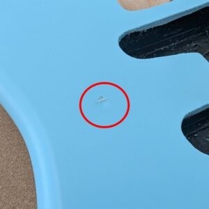 *Clearance* Stratocaster Guitar Body SSS - Daphne Blue Nitro Satin - 2 Piece American Alder