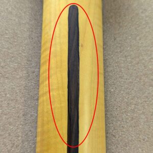 Alternative view of *Clearance* Stratocaster Compatible Flame Maple and Rosewood Satin Guitar Neck 22 Fret Jumbo
