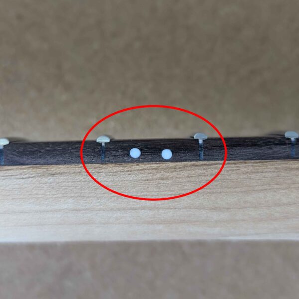 *Clearance* Stratocaster Compatible Roasted Maple and Rosewood Guitar Neck Unfinished 22 Fret - Image 2