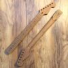 Stratocaster Compatible Roasted Maple Pro Guitar Neck 22 Fret Unfinished