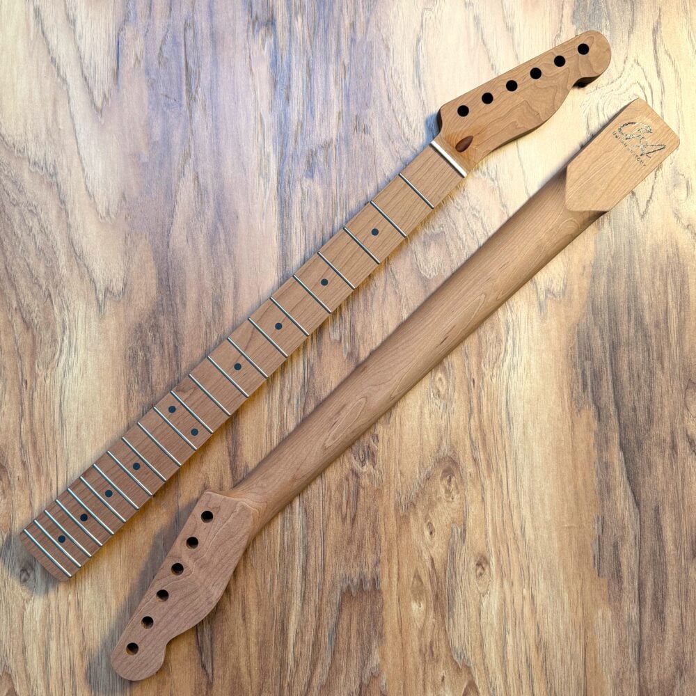 Telecaster Compatible Roasted Maple Pro Guitar Neck 22 Fret Unfinished