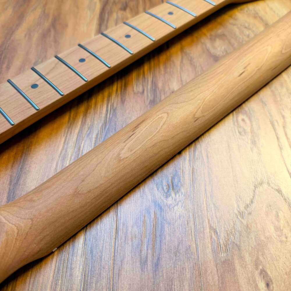 Telecaster Compatible Roasted Maple Pro Guitar Neck 22 Fret Unfinished - Image 2