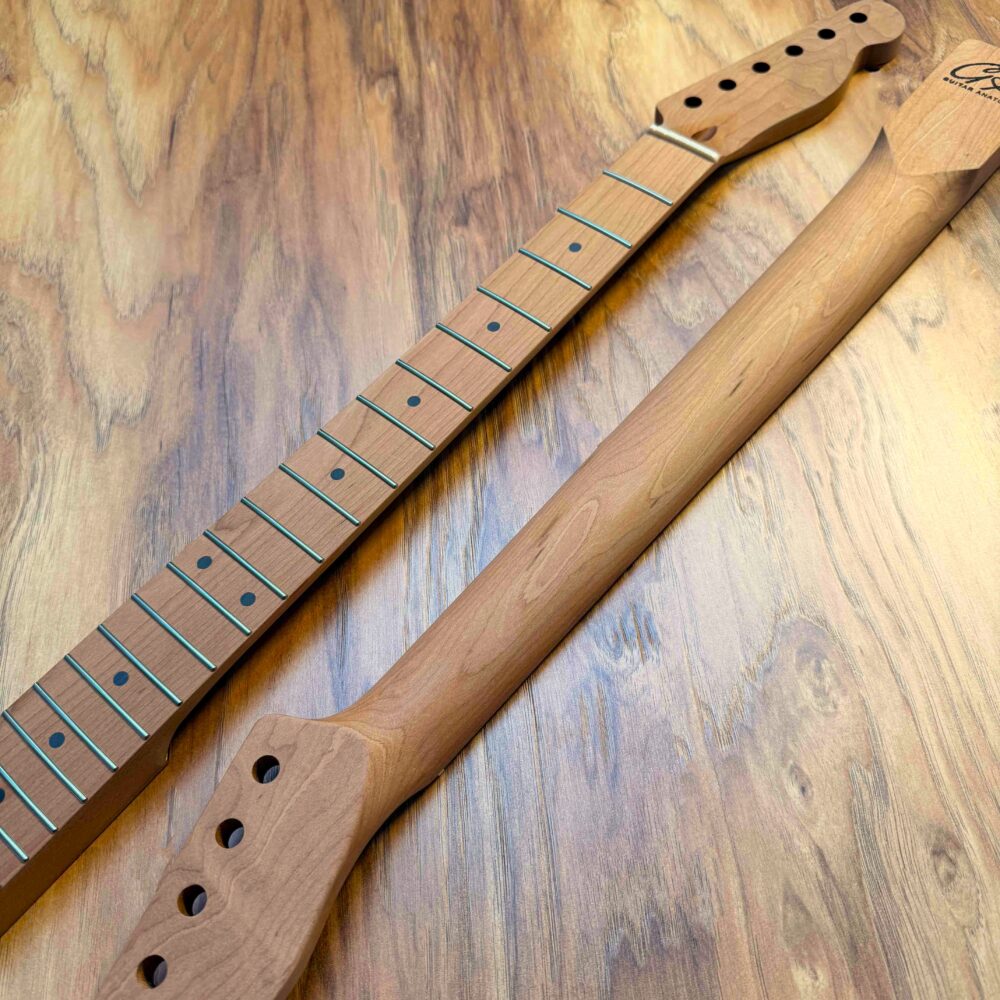 Telecaster Compatible Roasted Maple Pro Guitar Neck 22 Fret Unfinished - Image 3