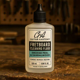 Guitar Anatomy Fretboard Cleaning Solution – Removes Dirt, Sweat and Build-Up