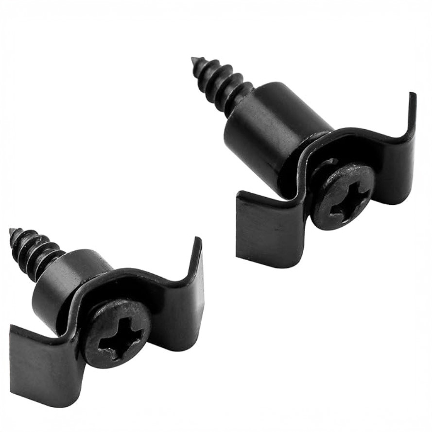 Guitar Anatomy Vintage String Tree Retainer Black