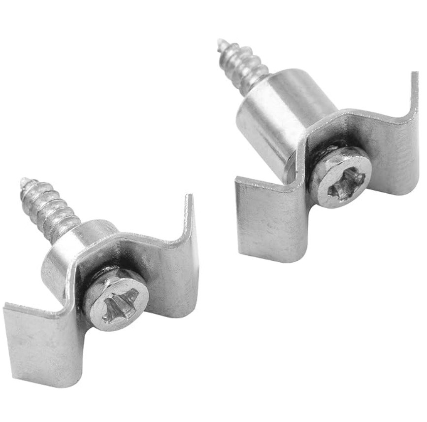 Guitar Anatomy Vintage String Tree Retainer Chrome