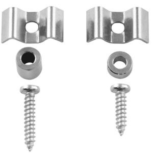 Guitar Anatomy Vintage String Tree Retainer Chrome hardware