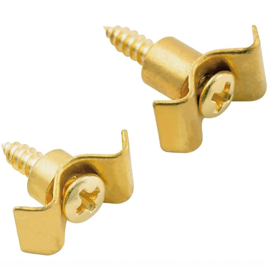 Guitar Anatomy Vintage String Tree Retainer Gold