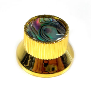 Stratocaster Control Knobs Abalone Inlay - Gold