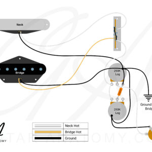 Guitar Anatomy Pro Telecaster wiring kit