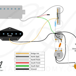 Guitar Anatomy - Tele HS wiring Diagram