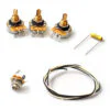 Jazz Bass Wiring Kit – Standard Layout – Pro (CTS, Switchcraft, Mallory)
