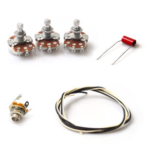 Jazz Bass Wiring Kit – Standard Layout (Alpha Pots)