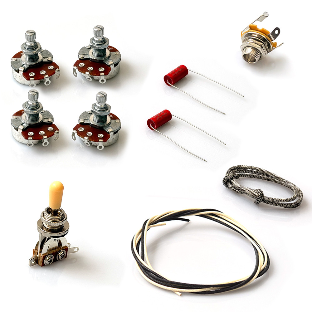 ES Hollowbody Wiring Kit – 50s Style Layout (Alpha Pots)