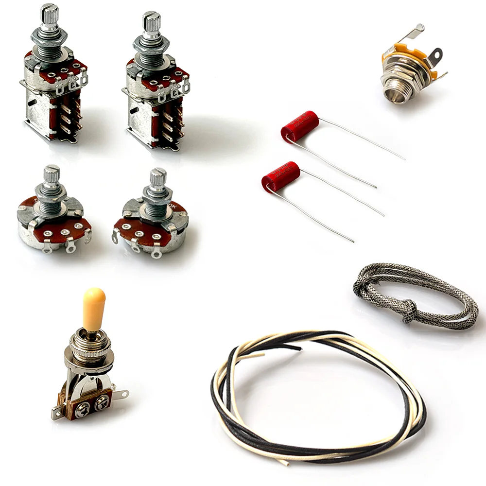 Les Paul Wiring Kit – Coil Split Layout (Alpha Pots)
