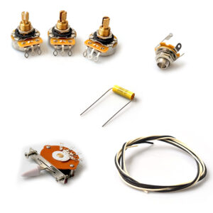 Stratocaster Wiring Kit – Bright Strat Layout – Pro (CTS, Switchcraft, Mallory)