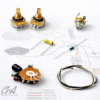 Telecaster Wiring Kit – HS Layout – Pro (CTS, Switchcraft, Mallory)