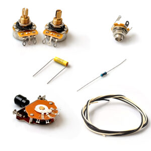 Telecaster Wiring Kit – HS Layout – Pro (CTS, Switchcraft, Mallory)