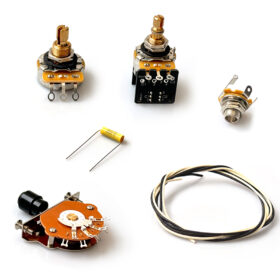 Telecaster Wiring Kit – Out-of-Phase Layout – Pro (CTS, Switchcraft, Mallory)