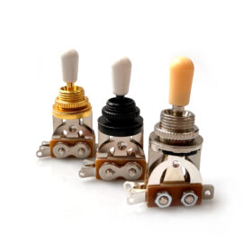 Les Paul 3 Way Selector Toggle Switch - Chrome, Black, Gold