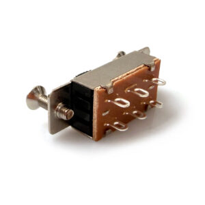 2-Way Slide Switch for Jazzmaster and Mustang Guitars - Black Tip