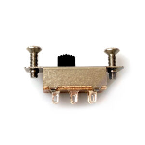 2-Way Slide Switch for Jazzmaster and Mustang Guitars - Black Tip