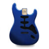 Stratocaster Compatible Guitar Body SSS - Metallic Blue - 2 Piece American Alder