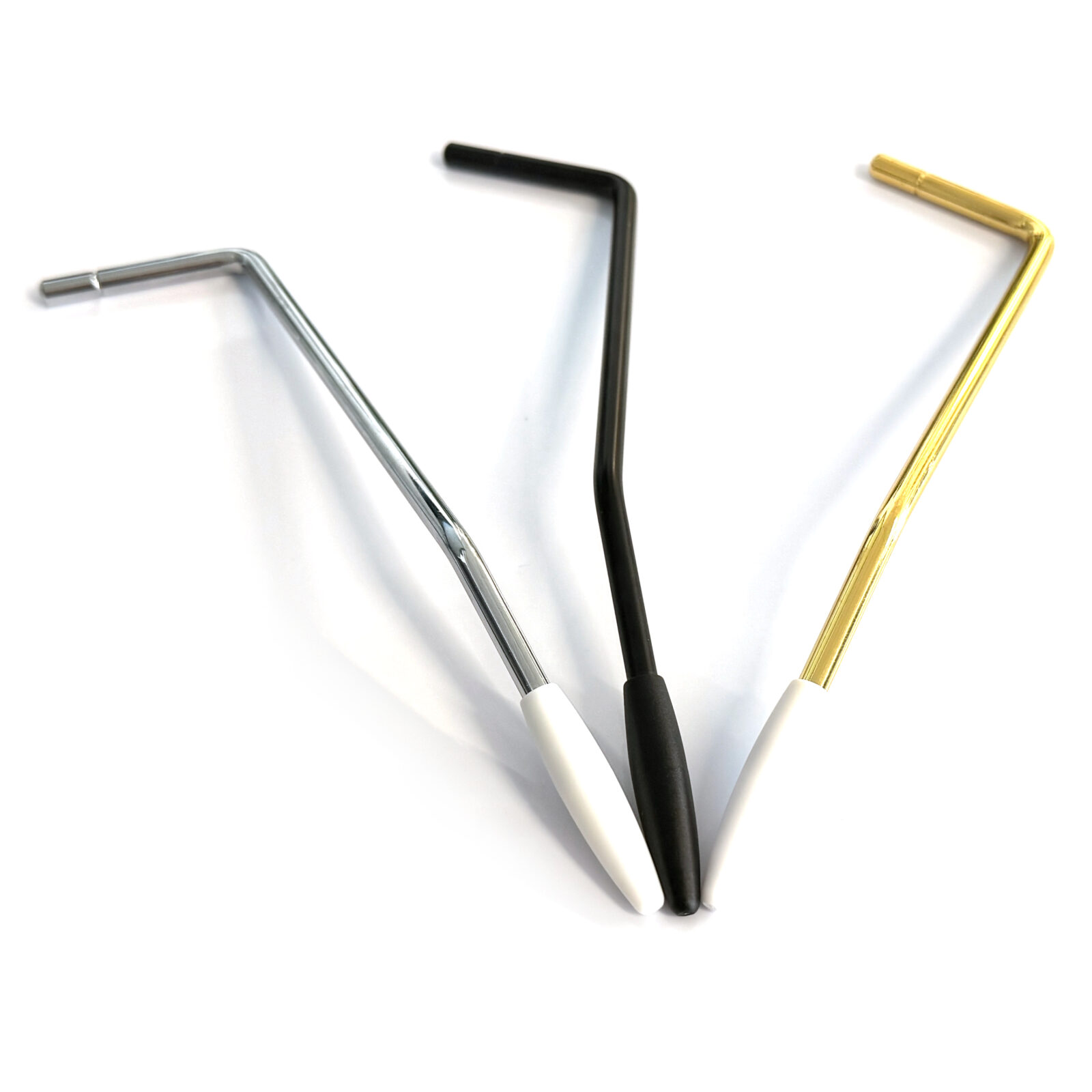 Push-in Tremolo Arm Whammy Bar 5.5mm – Chrome Black Gold